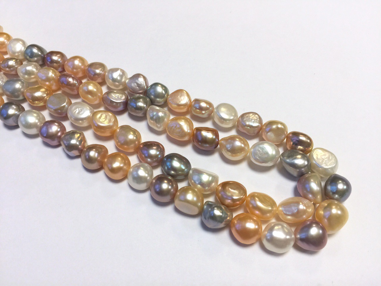 Mixed Natural Colour And Dyed Freshwater Pearls – Precious Stones, Semi ...