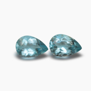 Aquamarine Pear Shape Pair 1.90ct