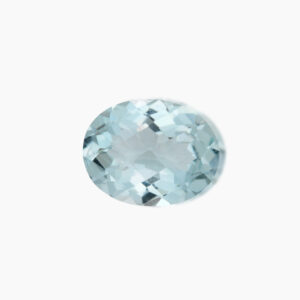 Aquamarine Checker Top Oval 3.61ct