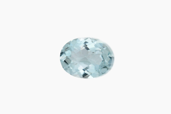Aquamarine Checker Top Oval 3.61ct