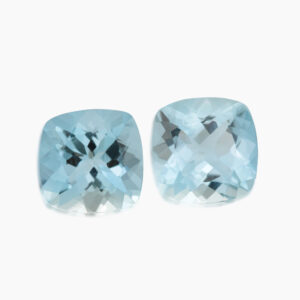 Aquamarine Cushion Pair 3.88ct
