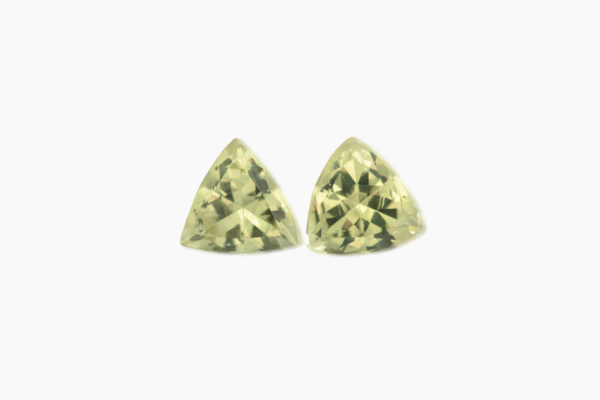 Chrysoberyl Trillion Pair 1.72ct