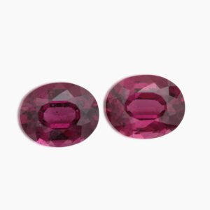 Garnet Oval Pair 5.86ct