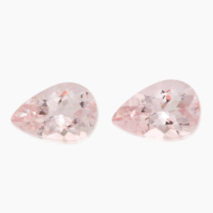 Morganite Pear Pair 4.00ct