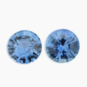 Sapphire Round Pair 1.86ct