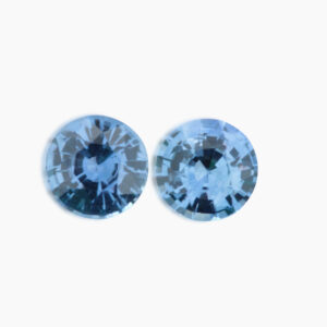Sapphire Round Pair 1.72ct